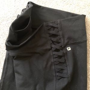 Fabletics Full Length Legging with Lace-Up Detail